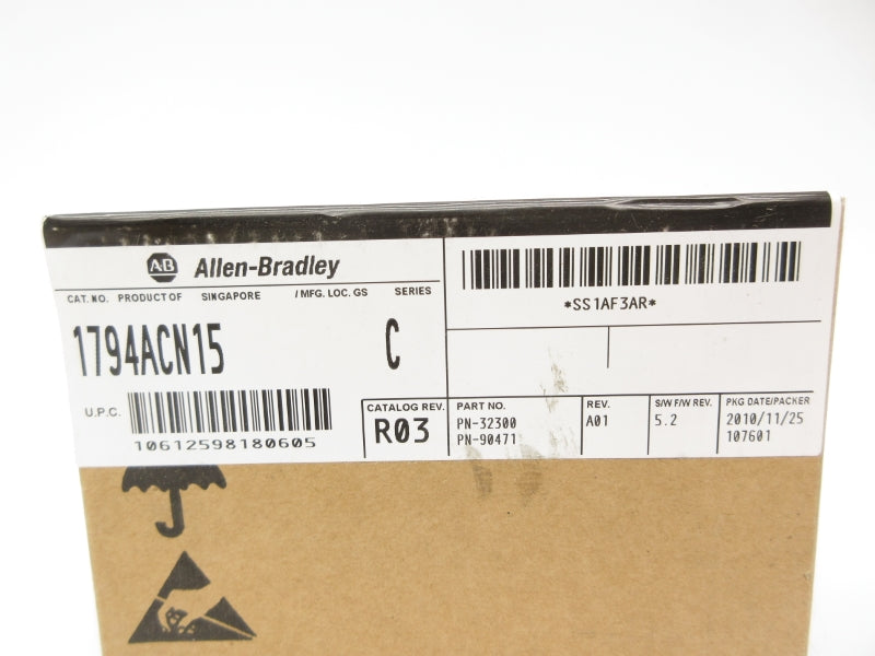 ALLEN BRADLEY 1794-ACN15 SER. C F/W 5.2 DATE: 2010 NSFS