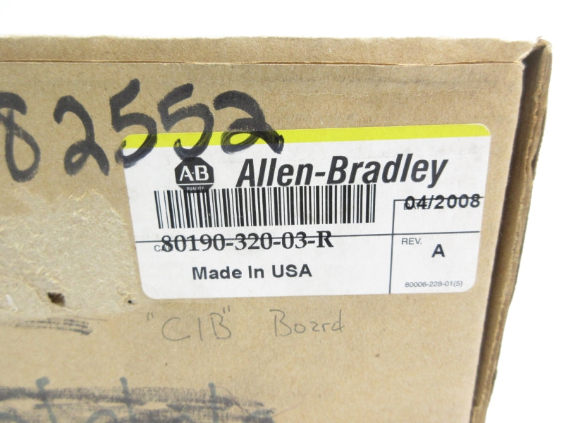 ALLEN BRADLEY 80190-320-03-R 80190-319-01/19 REV. A NSMP