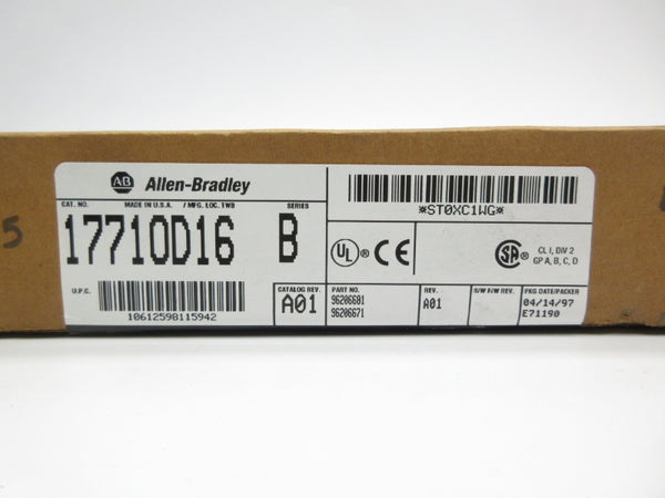 ALLEN BRADLEY 1771-OD16 SER. B DATE: 1997 NSFS