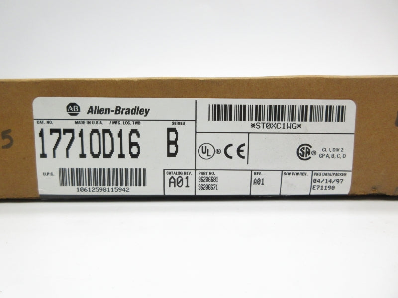 ALLEN BRADLEY 1771-OD16 SER. B DATE: 1997 NSFS
