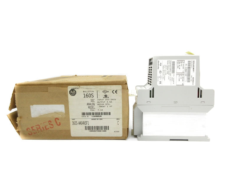 ALLEN BRADLEY 160S-AA04NSF1 SER. C F/W 7.04 200-240V 4.5A NSMP