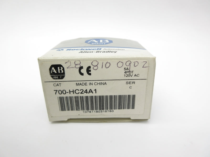 ALLEN BRADLEY 700-HC24A1 SER. C 120VAC 5A (GY/BL) NSMP