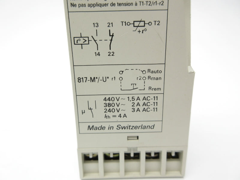 ALLEN BRADLEY 817-A SER. A 440V 4A NSNP