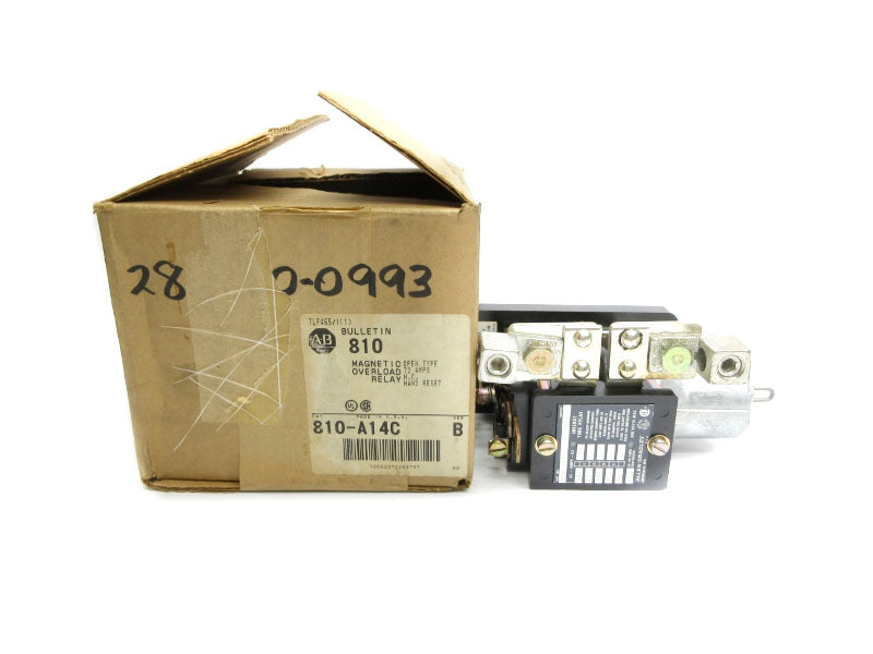 ALLEN BRADLEY 810-A14C SER. B 600V 72A (BR/WH) NSMP