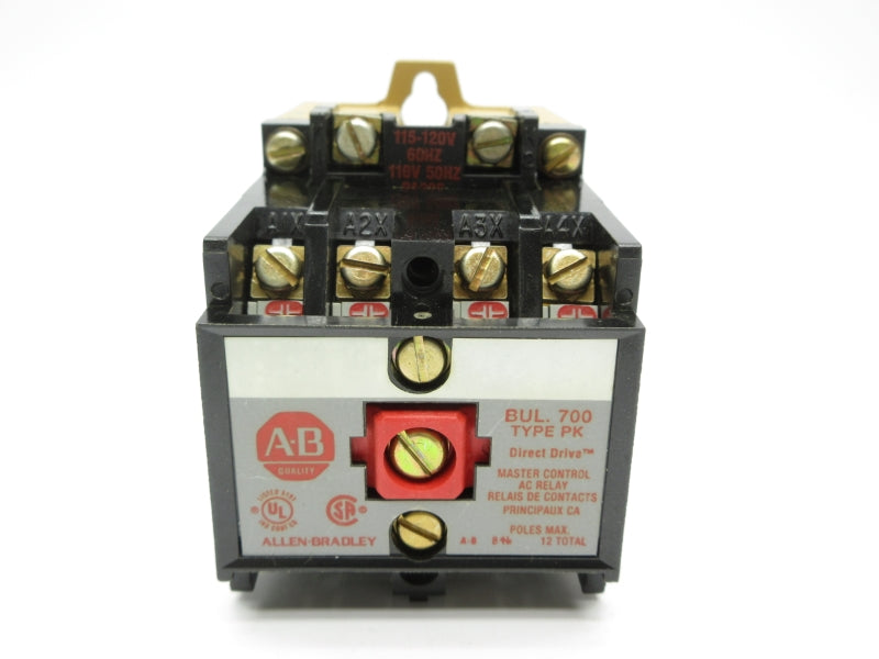 ALLEN BRADLEY 700-PK400A1 SER. B 120V 60A (BK/YL) NSMP
