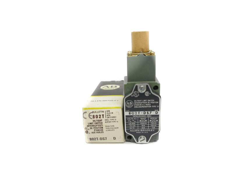 ALLEN BRADLEY 802T-DS7 SER. D 600VAC 60A (BK/YL) NSMP