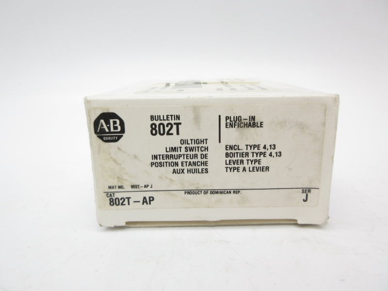 ALLEN BRADLEY 802T-AP SER. J (WH) NSMP