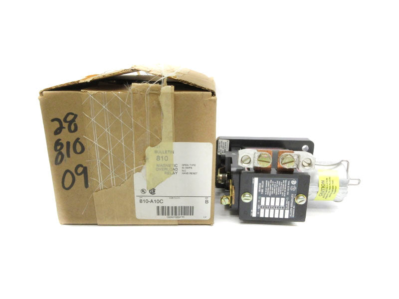 ALLEN BRADLEY 810-A10C SER. B 600V 40A (BR/WH) NSMP