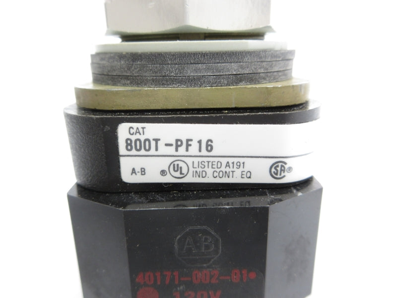 ALLEN BRADLEY 800T-PF16R SER. T 120V NSNP