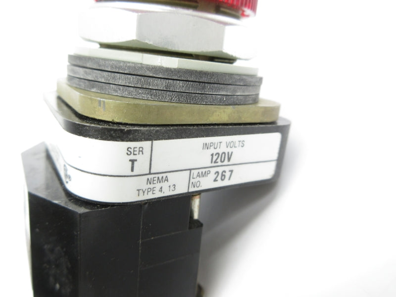 ALLEN BRADLEY 800T-PF16R SER. T 120V NSNP