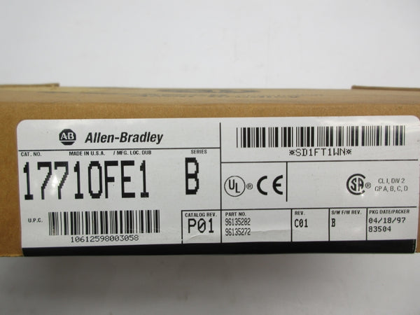 ALLEN BRADLEY 1771-OFE1 SER. B F/W B DATE: 1997 NSFS