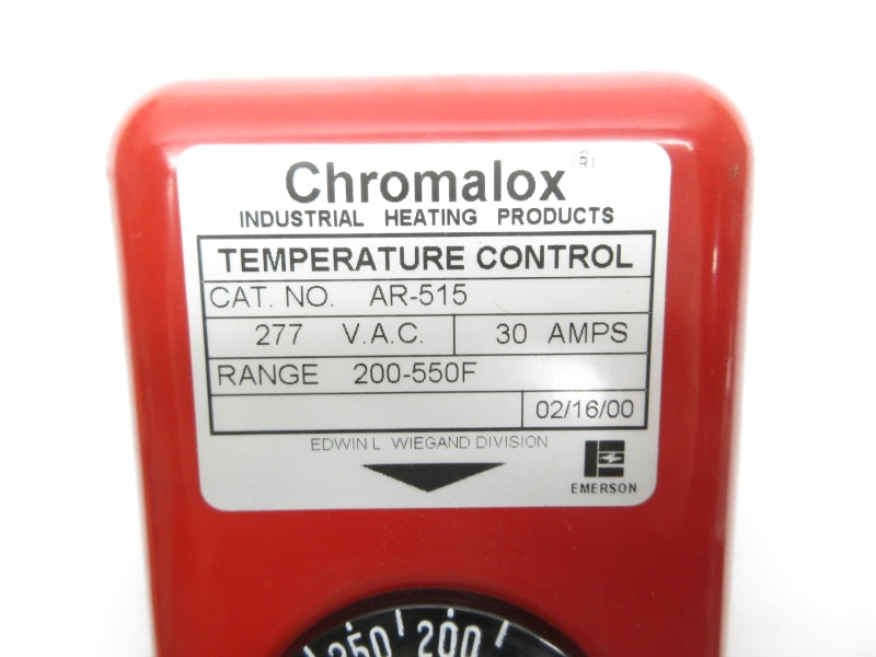 CHROMALOX AR-515 277VAC 30A 200-550'F NSNP