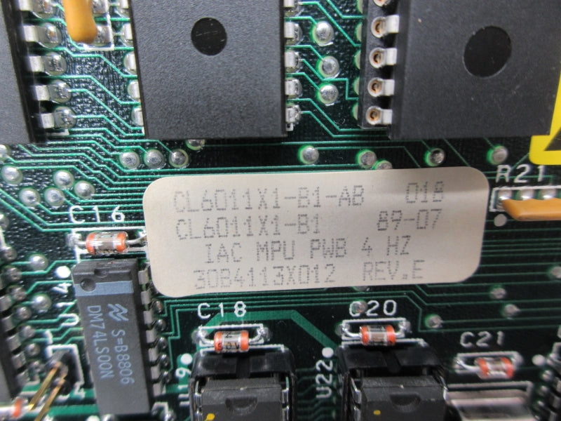 EMERSON 30B4113X012 REV. E CL6011X1-B1 NSNP