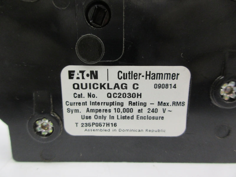 CUTLER HAMMER QC2030H 240V 30A NSNP