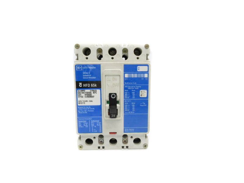 CUTLER HAMMER HFD3030 600VAC 30A NSNP