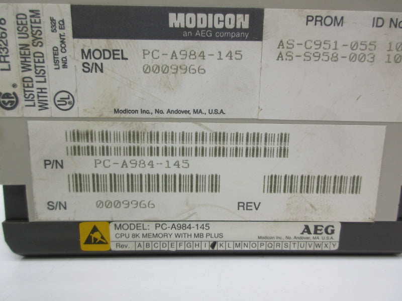 MODICON PC-A984-145 UNMP