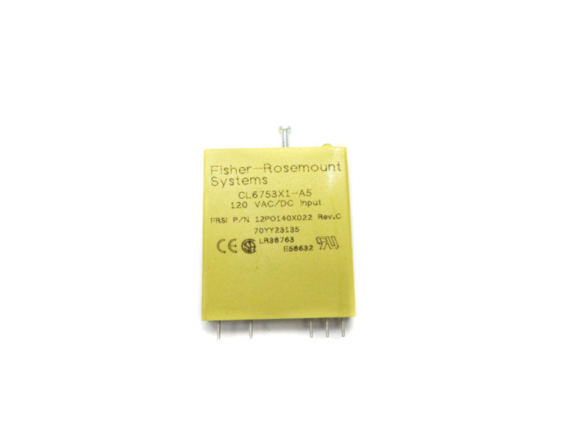 FISHER ROSEMOUNT CL6753X1-A5 12PO140X022 120VAC/DC NSNP