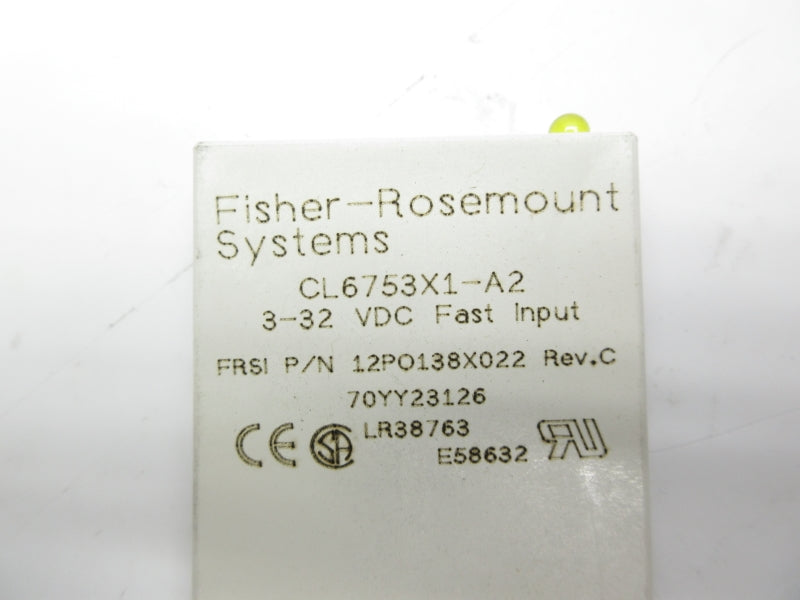 FISHER ROSEMOUNT CL6753X1-A2 12PO138X022 3-32VDC NSNP