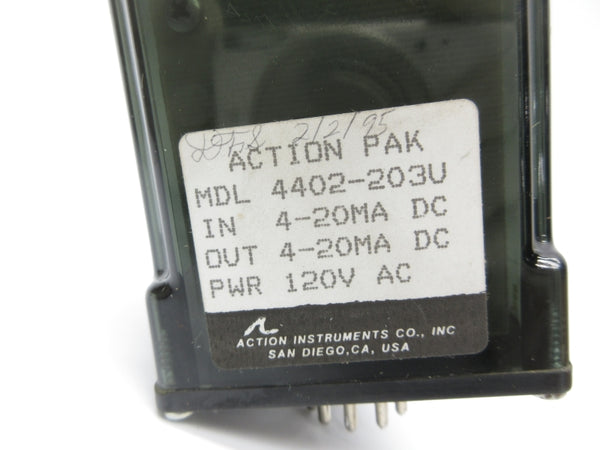 ACTION PAK 4402-203 120VAC NSNP
