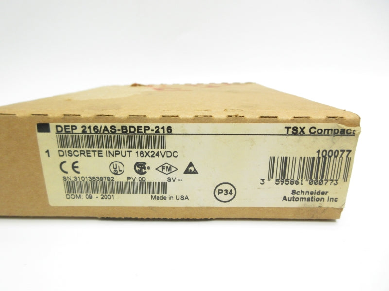SCHNEIDER AUTOMATION DEP216/AS-BDEP-216 24VDC NSMP