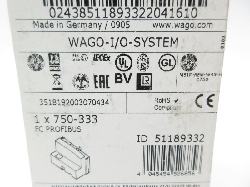 WAGO 750-333 NSFS