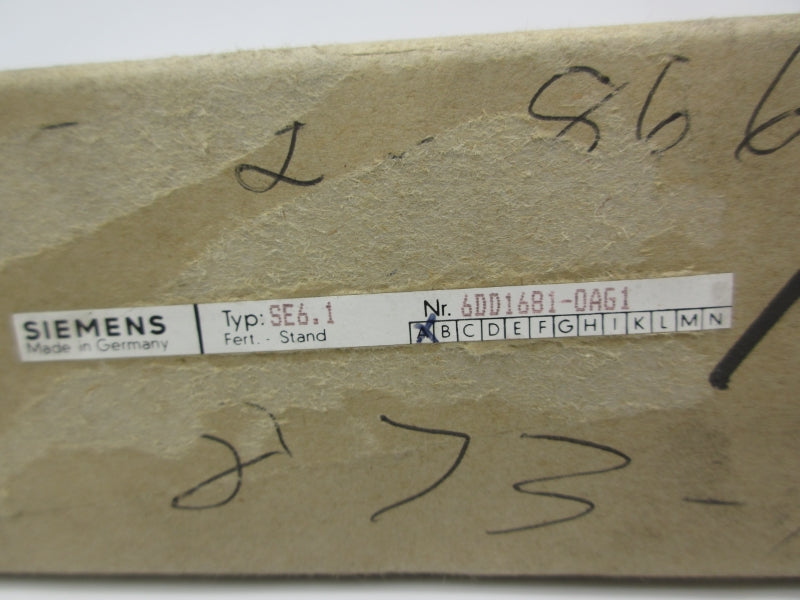 SIEMENS 6DD1681-0AG1 NSMP