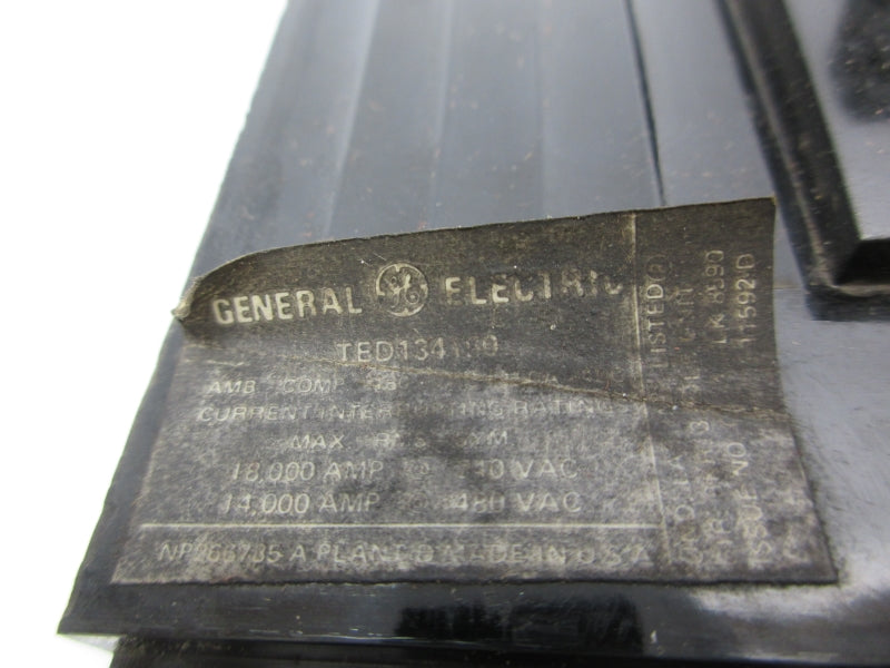 GENERAL ELECTRIC TED134150 480VAC 150A UNMP