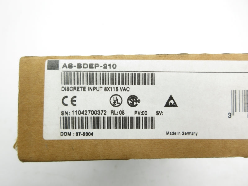 SCHNEIDER ELECTRIC AS-BDEP-210 115VAC NSFS