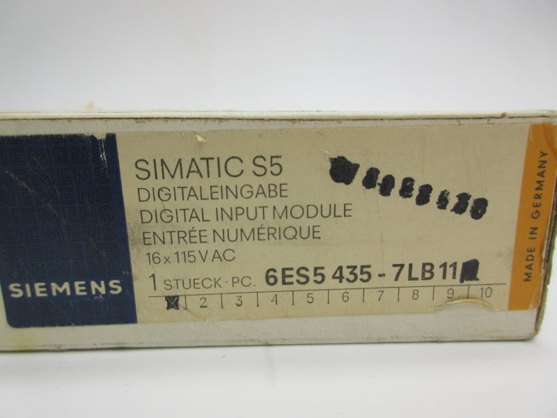 SIEMENS 6ES5435-7LB11 115VAC NSMP