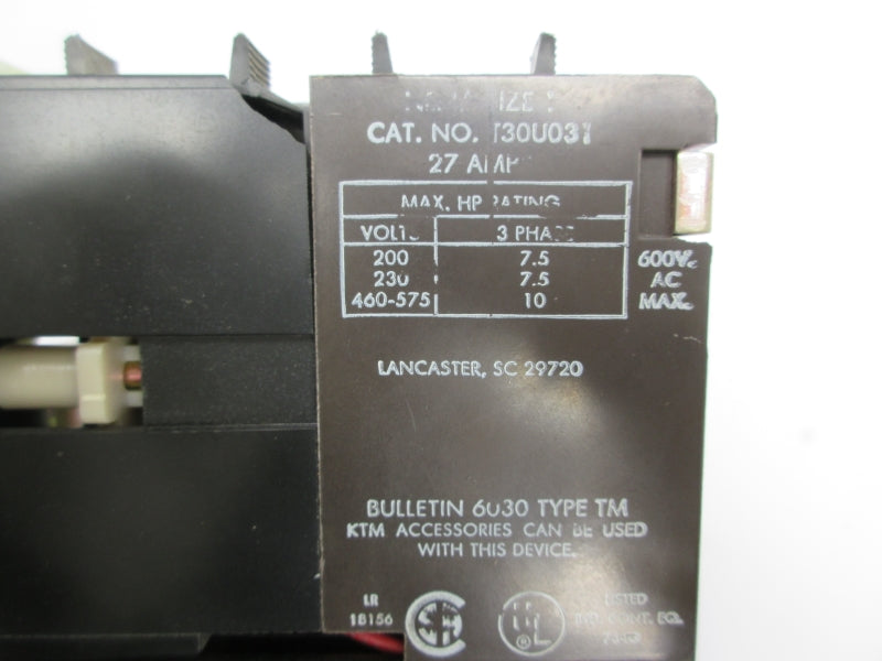 JOSLYN CLARK T30U031 110/120V 27A NSNP