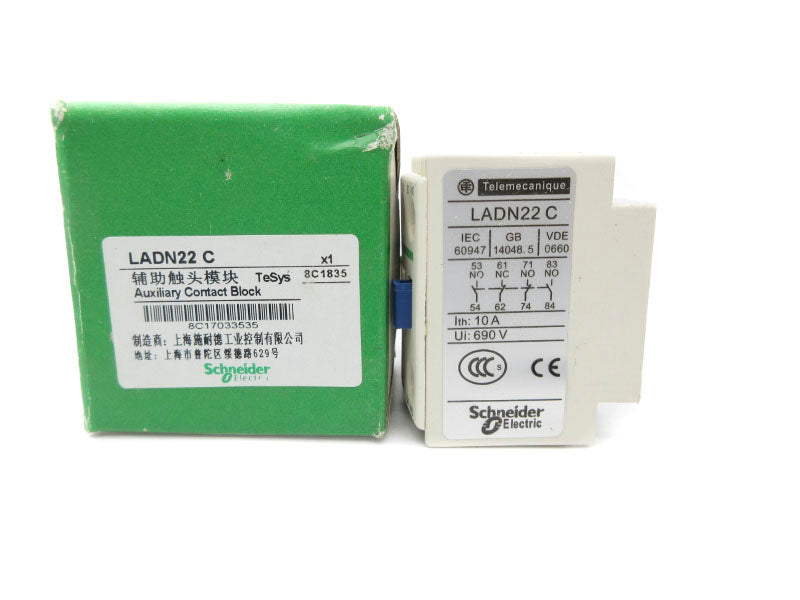 SCHNEIDER ELECTRIC LADN22C 690V 10A NSMP