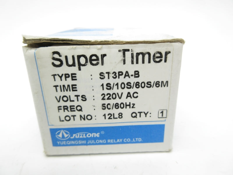 YUEQINGSHI JULONG ST3PA-B 220VAC 1S/10S/60S/6M NSMP