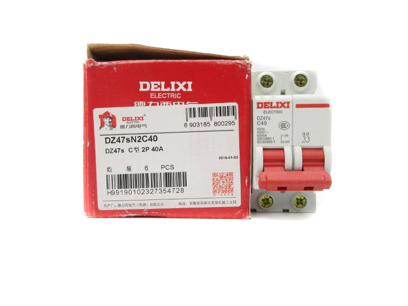 DELIXI DZ47S 400V 40A (PKG OF 6) NSMP