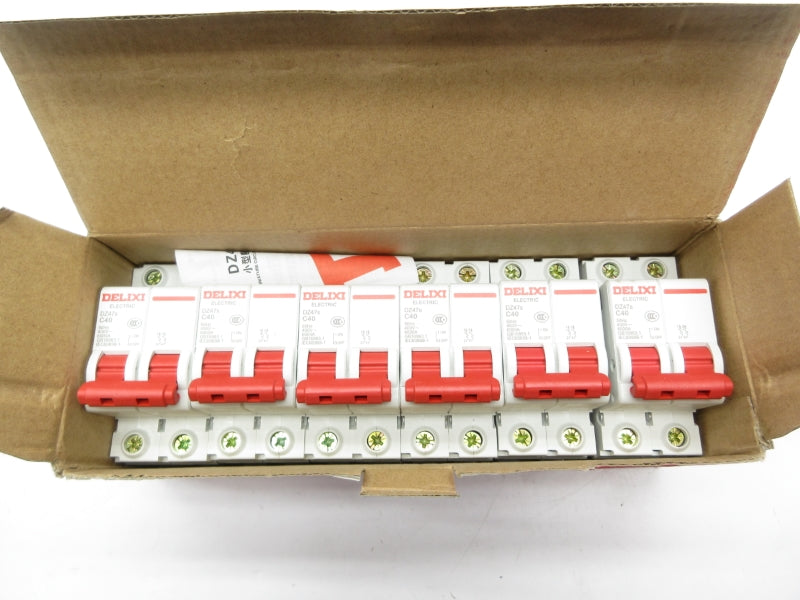 DELIXI DZ47S 400V 40A (PKG OF 6) NSMP