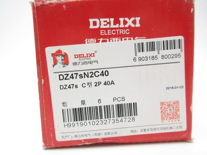 DELIXI DZ47S 400V 40A (PKG OF 6) NSMP