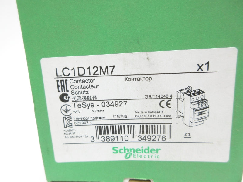SCHNEIDER ELECTRIC LC1D12M7 220V NSMP