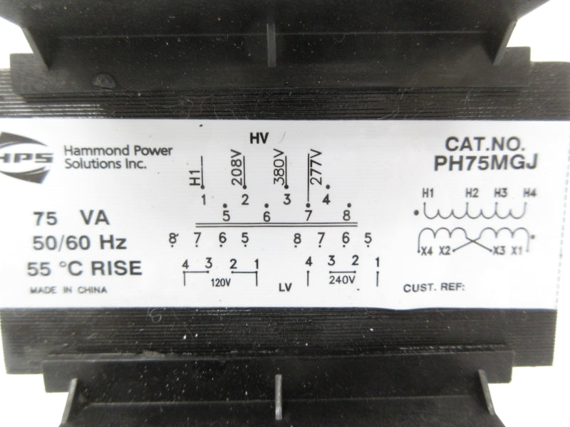 HPS PH75MGJ 380V 75KVA NSNP