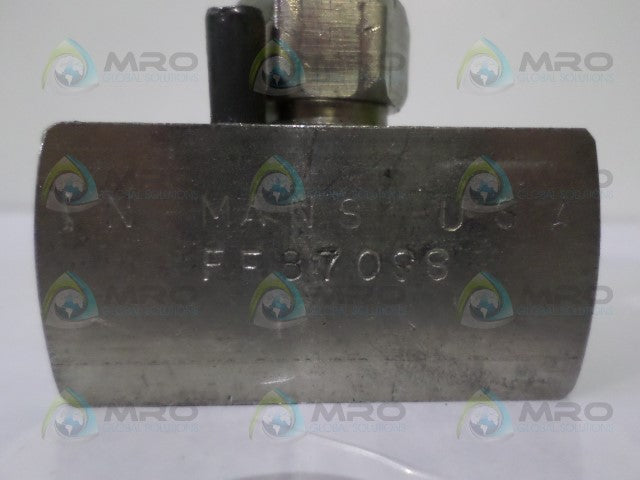 PARKER FF370SS NEEDLE VALVE *NEW NO BOX*