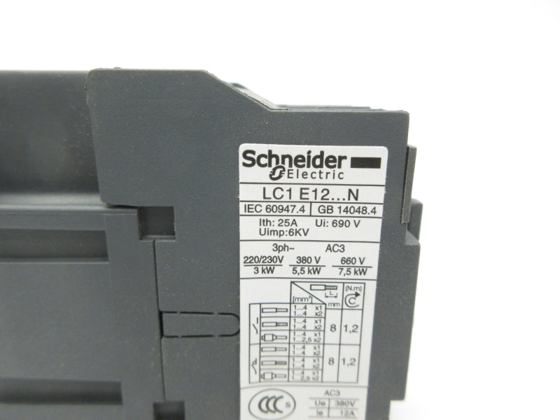SCHNEIDER ELECTRIC LC1E1210Q5N 380V 25A NSNP