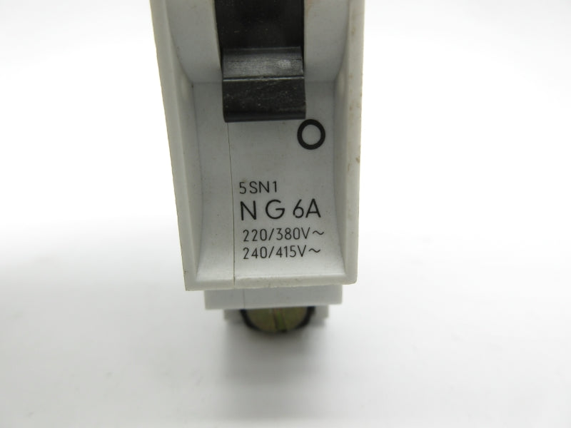 SIEMENS 5SN1-NG6A 415V 6A NSNP
