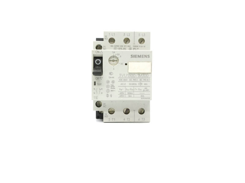 SIEMENS 3VU1300-1MJ00 2.4-4A NSNP