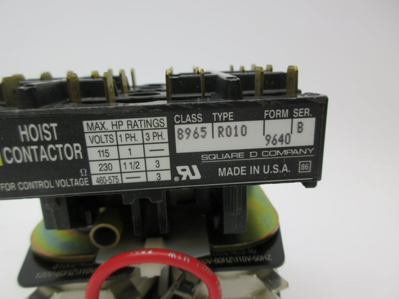 SQUARE D 8965RO10V02 SER. B 110/120V NSNP