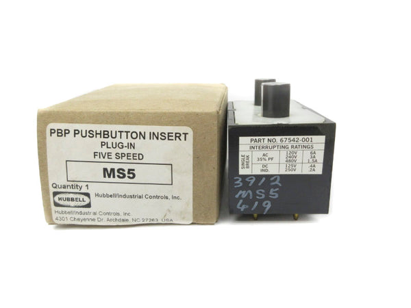 HUBBELL MS5 480V 1.5A NSMP