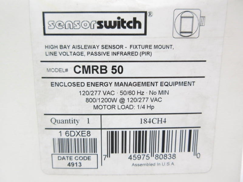 SENSOR SWITCH CMRB50 120/277VAC NSMP