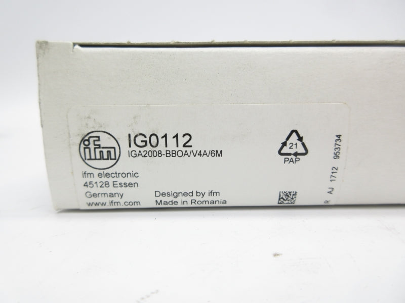 IFM EFECTOR IGA2008-BBOA/V4A/6M IG0112 NSMP