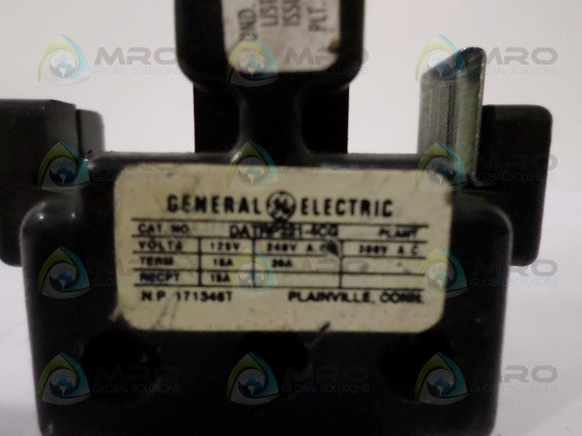 GENERAL ELECTRIC DATRP221-4CG *USED*