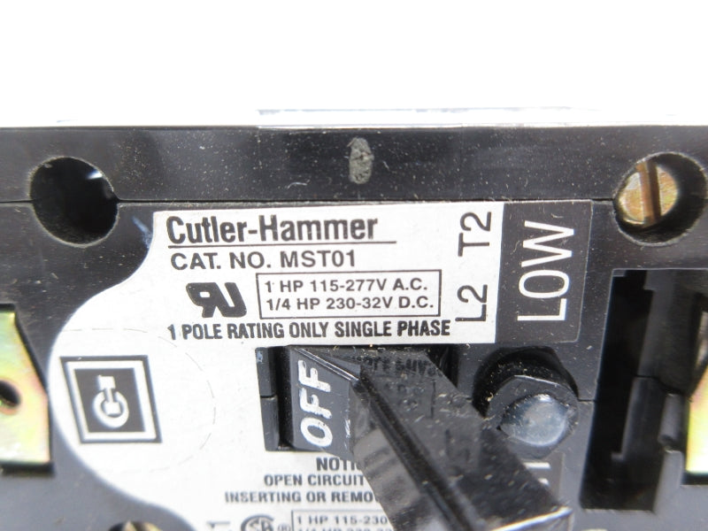 CUTLER HAMMER MST01 115-277VAC NSNP