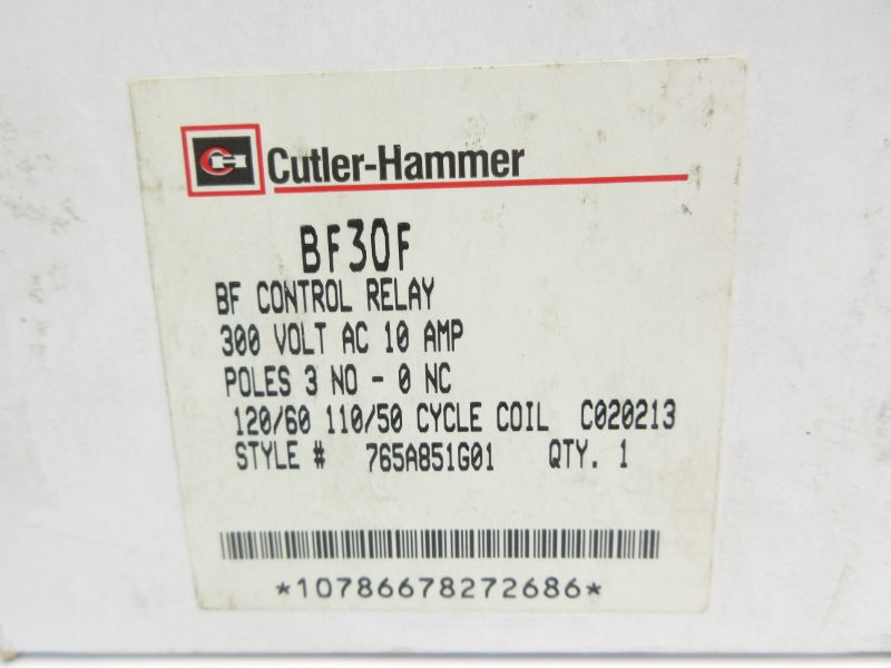 CUTLER HAMMER BF30F 110/120V 10A NSMP