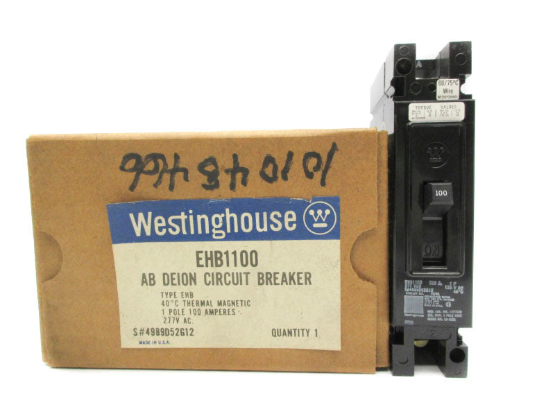 WESTINGHOUSE EHB1100 277VAC 100A NSMP