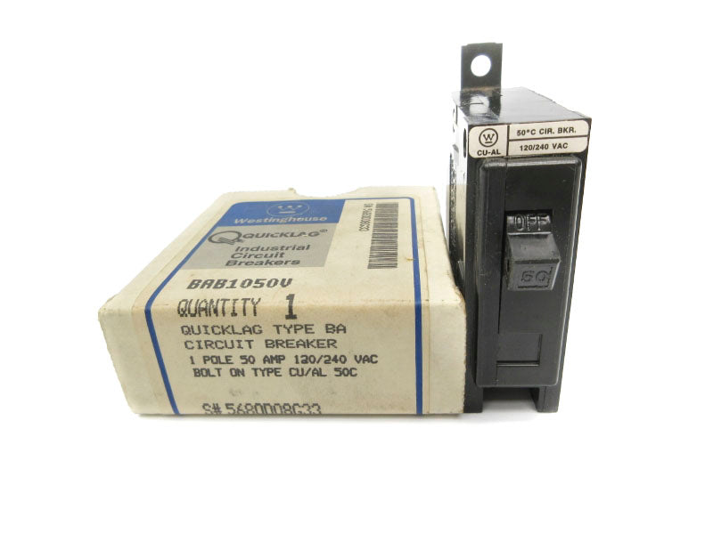 WESTINGHOUSE BAB1050V 120/240VAC 50A NSMP